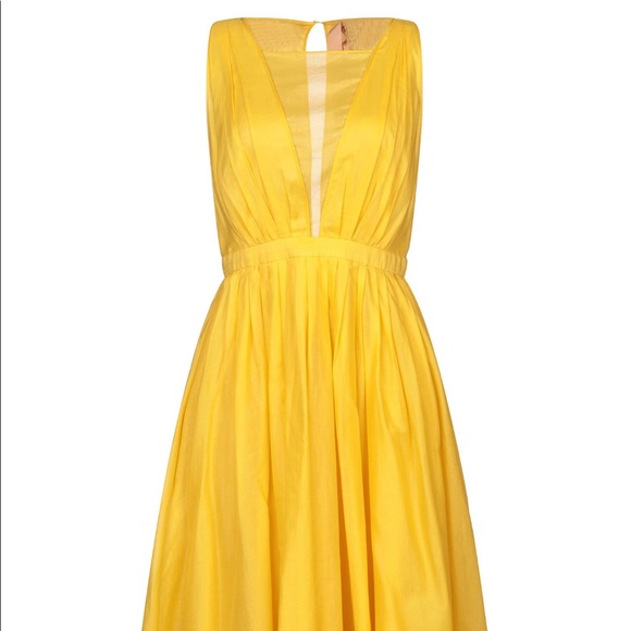 NWT yellow ☀️ dress #21 size US6 - Picture 5 of 12